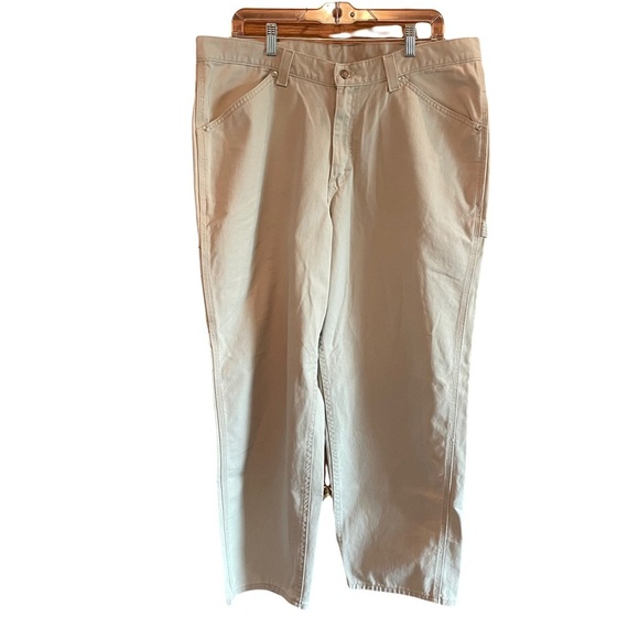 Riveted by Lee Men's carpenter khaki pants Pants 38W inseam 27”
100% cotton - Picture 1 of 9